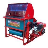 Machine à battre le riz électrique et à essence, pour usage humide et sec, neuve et d'occasion, récolteuse de semences pour arachides et maïs, applicable aux exploitations agricoles