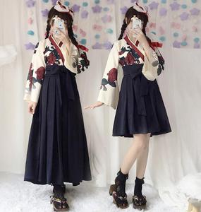 Ecoparty Kimono Sakura estilo japonés estampado Floral Vintage Vestido Mujer Oriental Camelia amor disfraz <span class=keywords><strong>Haori</strong></span> Yukata - Product Image 2