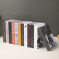 Décoration de magazine de mode minimaliste, livre factice réaliste avec couverture à thème, décoration pour café, ornement de bibliothèque