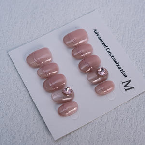 Offre Spéciale vente en gros oeil de chat en gel souple rose conçu pour réutiliser <span class=keywords><strong>faux</strong></span> <span class=keywords><strong>ongles</strong></span> <span class=keywords><strong>courts</strong></span> ABS transparent à <span class=keywords><strong>coller</strong></span> sur les <span class=keywords><strong>ongles</strong></span> - Product Image 3