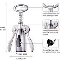 Ouvre-bouteille professionnel, best-seller, tire-bouchon, ouvre-bouteille à vin, accessoires pour le vin, coffret cadeau ouvre-bouteille à vin