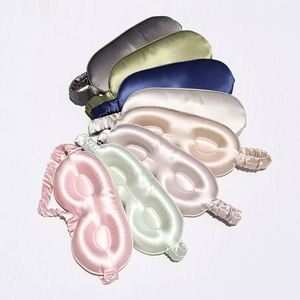 Wholesale 3D Contour Silk Eye Cover Skin-Friendly Three-dimensional Sleep Mask with Elastic Feature and Custom Logo - Product Image 1