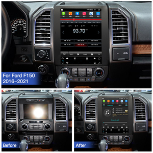 12,1 ''Android14 Carplay Auto para Ford F150 F250 F350 F450 2016-2021Tesla estilo pantalla coche Radio reproductor Multimedia GPS Navi - Product Image 4