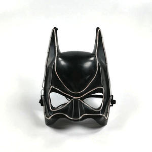 หน้ากากแบบเต็มศีรษะลายซูเปอร์ฮีโร่ค้างคาวผู้ชายสำหรับตกแต่งฮาโลโก้ปาร์ตี้หน้ากากพิมพ์ลายไฟนีออนเรืองแสง - Product Image 4