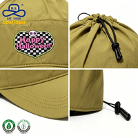 Trendige Pferdeschwanz-Loch-Baseballkappe aus Schnelltrocknendem Nylon mit Kordelzug und Individuell Bedrucktem Logo für Damen-Freizeitaktivitäten