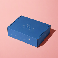 Boîte d'expédition personnalisée avec logo imprimé, boîte à courrier certifiée FSC, en carton ondulé E-Flute recyclable, finition laminée de qualité supérieure pour le commerce électronique