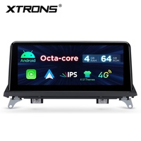 Lecteur multimédia GPS de voiture Android XTRONS 10.25 pouces avec CarPlay intégré et Android Auto pour BMW X5/X6 CCC