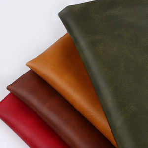 車のシート用の滑らかな1.0mmマイクロファイバーレザー、ハンドバッグ用のマイクロファイバーPUレザー、靴用のマイクロファイバー合成皮革 - Product Image 1