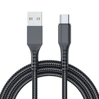 Câble de données pour téléphone portable Type-C/USB-A avec charge rapide et transfert de données, personnalisable pour Android