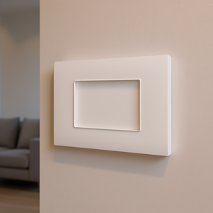 Plaque perlée 3 places compatible avec Vimar Arke - Product Image 3