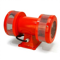 Sirène électrique JINMAN, couleur rouge, haut niveau sonore 160 dB, AC 110V/220V, alliage d'aluminium, alerte d'urgence MS-590