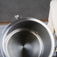 Baril d'isolation thermique en acier inoxydable de grande capacité Grandes casseroles pour la cuisson Récipient alimentaire à double paroi Seau à glace en mousse