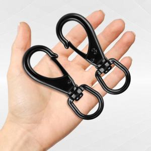 อุปกรณ์รอกสลิง KHC สแตนเลส 316 สีดำเคลือบเงา คาราไบเนอร์แบบหมุนได้ กวางตุ้ง สำหรับงานอุตสาหกรรมยานยนต์ - Product Image 3