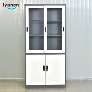Customized <strong>Color</strong> Stainless Steel Sliding Door Storage Cabinet Modern <strong>Design</strong> Filing <strong>Locker</strong> for <strong>Files</strong> Books for Office Bedroom Use - Product Image 5