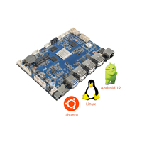Panel Pc industrial Rk3588 Android 12 DE marco abierto 32G integrado con Placa de aplicación de interfaz 6 Hdm-i