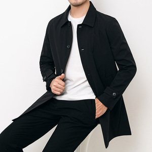 2023 printemps et automne affaires décontracté hommes long manteau avec bonne qualité longueur moyenne mode hommes manteau - Product Image 3