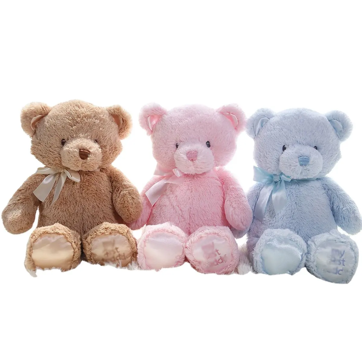 Wholesale Customized 28-85cm Teddy Bear With Bow Tie Children's Plush Toy Dolls Birthday Valentine's Day Graduation Gift