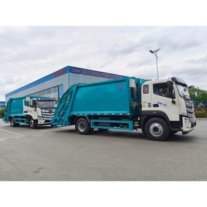Camion compacteur de déchets Foton 4x2 12CBM haute capacité, camion de compression des ordures - Product Image 5