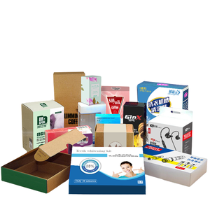 Échantillon gratuit Impression personnalisée Boîte de présentation en carton pliable avec comptoir d'extrémité Tuck Boîtes d'emballage en papier kraft de luxe <span class=keywords><strong>pour</strong></span> l'emballage - Product Image 4