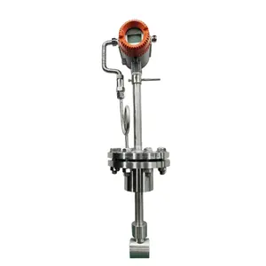 Insert type 24vortex boiler flow meter blower air flow meter temperature compensation vortex flow meter