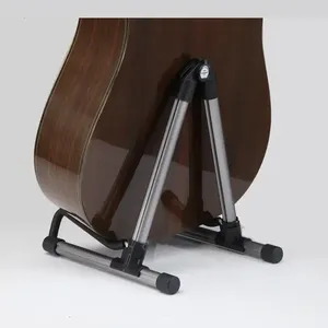 알루미늄 합금 접는 수직 기타 스탠드 A 프레임 기타 액세서리 - Product Image 6