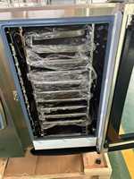 Horno Combinado Eléctrico Profesional para Uso Comercial, Equipo de Cocina para Hoteles y Restaurantes, Horno de 10 Niveles con Puerta de Vidrio