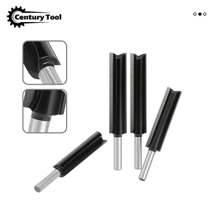 <span class=keywords><strong>Fraise</strong></span> droite <span class=keywords><strong>extra</strong></span> <span class=keywords><strong>longue</strong></span> de 8 mm, <span class=keywords><strong>fraise</strong></span> à rainurer et à tailler avec revêtement noir, <span class=keywords><strong>fraise</strong></span> à bois pour la décoration - Product Image 1