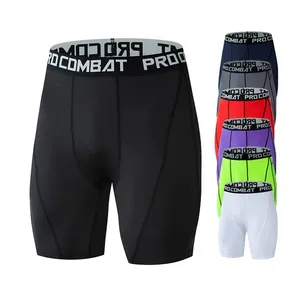 Men Quick Dry Anti-microbial Stretch Short Sleeved and Thigh Length Underwear Fitness Clothes