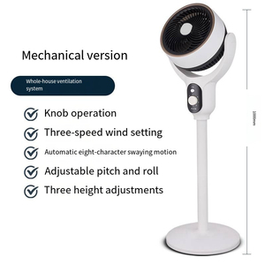 DF-22J 전기 공기 순환 환풍기 기계식 제어 터보 무소음 대류식 3단 속도 조절 높이 조절 가능 가정용 - Product Image 3