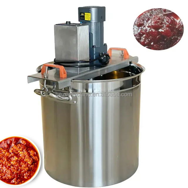 Fully Automatic Heating and Cooking Mixer Stainless Steel Stirrer,Gas Heating Pot With Stirrer,Other Food Processing Machinery