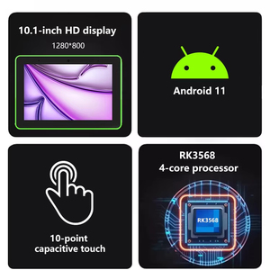 Nouvelle tablette <span class=keywords><strong>PC</strong></span> Android 11 de 10,1 pouces, DC POE NFC RFID WiFi GSM 3G 4G 5G 2 Go Quad Core Rockchip, écran tactile, lumière LED, hôtel, entreprise - Product Image 4