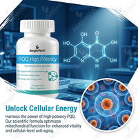 OEM AegleWell Pure PQQ Capsules Végétaliennes Formule Fibres Végétales Optimise la Fonction Mitochondriale Stimule l'Énergie Cellulaire Quotidienne Durable