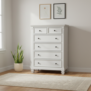 Modern <b>6</b> <b>Drawers</b> <b>Drawers</b> Cabinet,Chest of <b>Drawers</b> Closet Organizers for Living Room, Farmhouse Dresser Organizer - Product Image 2