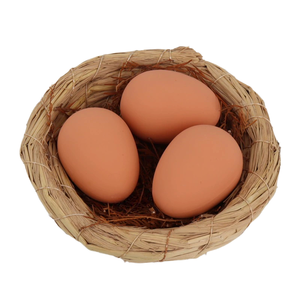 1 Pieza Huevo Saltarín Novedoso para Principiantes, Bolas <span class=keywords><strong>de</strong></span> <span class=keywords><strong>Goma</strong></span> Realistas, Huevo Mágico <span class=keywords><strong>de</strong></span> Gallina para Nido, Juguete para Mascotas - Product Image 1