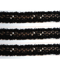 WO002 Accessoires vestimentaires Ruban décoratif coréen tissé jacquard 100% polyester sur mesure