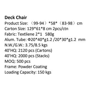 Hot <b>Sale</b> Adjustable Swimming Pool Aluminum Beach <b>Deck</b> <b>Chair</b> Outdoor Furniture Foldable Lounger - Product Image 5