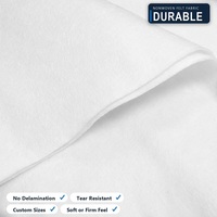 Rouleau de feutre de coton aiguilleté directement de l'usine, personnalisable en GSM et couleur, toucher doux et ferme, tissu non tissé