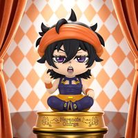Lot de 6 figurines de collection officielles JoJo Adventure Stage Series en boîte mystère, décorations de bureau, pour les 14 ans et plus