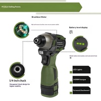 Perceuse-visseuse électrique industrielle sans fil Lanceforce16V 160N.m avec moteur sans balais et batterie lithium-ion