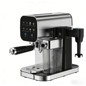 Cafetera Programable con Control NTC, Bomba de Alta Presión de 20 Bares, Acero Inoxidable, Recipiente de Agua Extraíble de 0.9L, <span class=keywords><strong>Espresso</strong></span> Semiautomático - Product Image 2