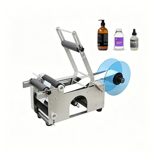 MT-50S <b>Labeling</b> <b>Machine</b> PET Water Bottles Portable Efficient Desktop <b>Labeling</b> <b>Machine</b> for Small Businesses - Product Image 1