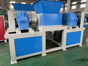 <b>Tire</b> Recycling Industrial PP PVC Film High Precise Double Shaft Shredding <b>Machine</b> With Gearbox and Pump High Safety Two Shaft Sh - Product Image 2