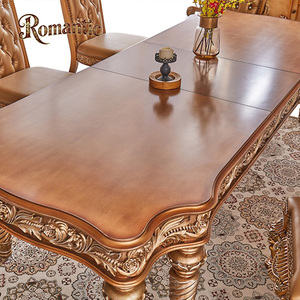 Juego de Muebles de Comedor Clásicos de Campo Americano, Juego de Mesa de Comedor de Madera Maciza de Alta Calidad Personalizado para 6 Personas - Product Image 3