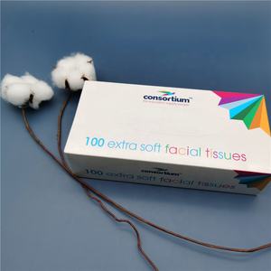 2 רובדי עץ בתולה רך במיוחד רקמת פנים 80 גיליון מקופל קופסא מובלט מוצר נייר באיכות גבוהה - Product Image 3