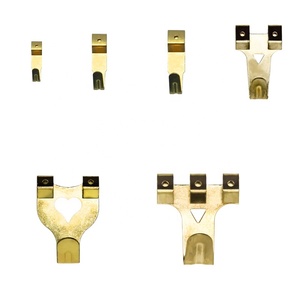 Gancho para Colgar Cuadros de Hierro Resistente, Chapado en Cobre Dorado, Estilo Europeo, de 10LB-75LB, para Montaje en Pared del Hogar, Marca ENCI - Product Image 5