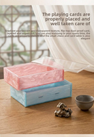 Boîte de rangement pour Mahjong, plusieurs couleurs au choix, tuiles de Mahjong américaines, motif coquille, acrylique transparent, anti-humidité et anti-poussière, haute qualité