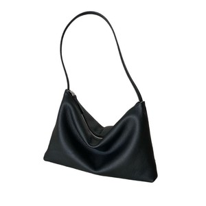 Bolsa Hobo Minimalista de Couro Macio com Zíper 2026 Nova Casual Versátil de Grande Capacidade em Couro Genuíno para Mulheres - Product Image 5