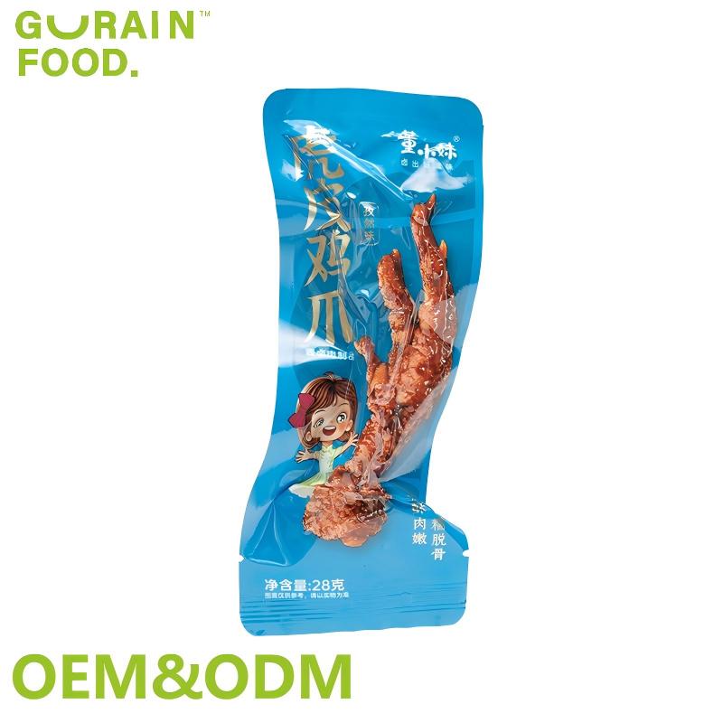OEM ODM мясной продукт МЯСНЫЕ ЗАКУСКИ курица 28 г жареные куриные лапки со вкусом Тмина