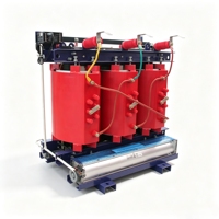 Transformateur sec SCB14 de 200 kVA, 10 kV vers 0,4 kV, transformateur de puissance triphasé à résine coulée, 50 Hz, intérieur