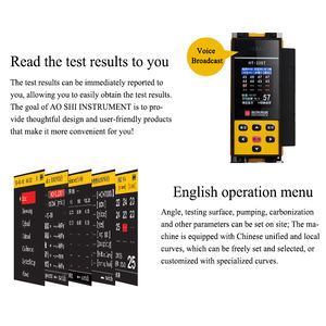 HT-225T Digital Rebound Tester Handheld Schmidt Martelo para Testes de <span class=keywords><strong>For</strong></span>ça Concreta com Garantia de 1 Ano - Product Image 4